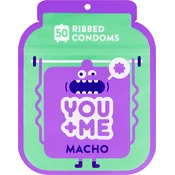 You Me MACHO - kondomi z vrezki (50 kosov)