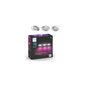 Philips-SET 3xLED RGB prigušiva lampa za kupatilo Hue 1xGU10/5,7W/230V IP44