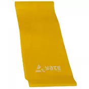 Fitnes elastični trak FIT BAND 25mx15 cm mehak / rumen