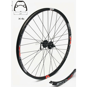 Crosser zadnji tocak x6, dupli zid 28 jyd142, kaseta, alu - za disk ( 3000027 )