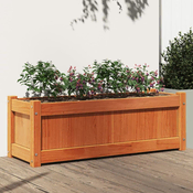 Vrtna sadilica voštano smede boje 90 x 31 x 31 cm od borovine
