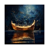 Canvas Slika na platnu Brod na pucini 2, 140x140 cm