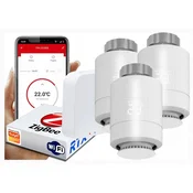 shumee 3x RTX termostatska glava + Tuya SET Zigbee WiFi prehod