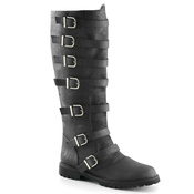Pleaser Gotham-110 Blk Distressed Pu XL