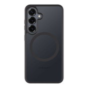 Tactical Asphalt MagForce silikonski ovitek za Samsung Galaxy S25, S25+, S25 Ultra 5G - prozorno črn