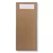 shumee Etui za papirnati jedilni pribor, kraft, prtički, dvojni, 100 kosov