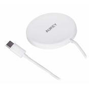 AUK AUEKY Aircore Magnetic LC-A1 Wireless magnetic charger QI USB-C 15W White