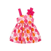 Mayoral Elegantna obleka 3924 Roza Regular Fit