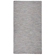 Vanjski tepih ravnog tkanja 80 x 150 cm smede-plava