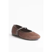 Trendyol Shoes Ženske baletanke Takss26Be00030, Smede