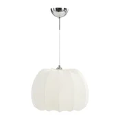 Kremno bela tekstilna viseča svetilka o 42 cm Pion – Jotex