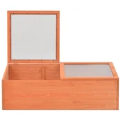 VIDAXL Rastlinjak iz lesa 100x50x34 cm