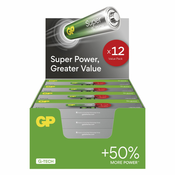 GP alkalne baterije SUPER AAA (LR03) 12 PP MB