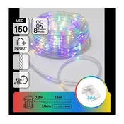 Aigostar-LED Spoljašnja božicna girlanda 150xLED/8 funkcija 3xAA 15,3m IP44 višebojna