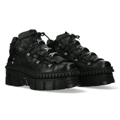 Čevlji NEW ROCK - BLACK CRUST, BLACK NAME - M.WALL106-S13