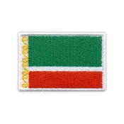 shumee Našitek zastave Čečenije - nacionalna - likalnik/termo varjenje podlage - vezen našitek/značka/emblem