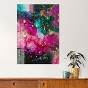 Wallity Dekorativna slika na kaljenom staklu, 70x100cm, Šarena