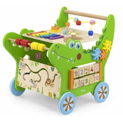 Viga Toys Aktiviti drvena guralica Krokodil 44681, Zeleni