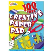 Barvni papir Grafix 21x30 cm - 100 kosov v bloku (ustvarjalen)