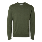 SELECTED HOMME Pulover Berg  zelena