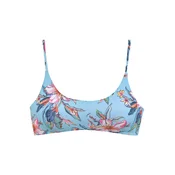 LASCANA Bikini zgornji del Malia modra/oranžna/roza