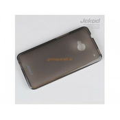 JEKOD silikonski ovitek HTC ONE 2 M8 prozorno črn TPU/TB + zaščitna folija