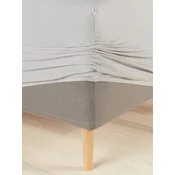 Žersejni caršav sa lastišem 160x200x35 siva