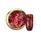 MAKEAR ALUFLAKES-RED FEVER ukrasne crvene aluminijumske pahuljice|MAKEAR COSMETICS| Kozmo