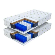 Wilsondo Žepkasta vzmetnica Hunt 90x200x19 s kokosom (2 kosa) 1+1