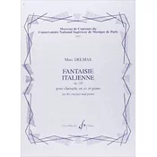 DELMAS:FANTAISIE ITALIENNE OP.110 CLARINETTE ET PIANO