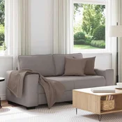 Dvosjed Kauc Taupe 180x77x82 cm Tkanina