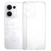 Silikonski ovitek z ojačanimi robovi za Oppo Reno13 - Prozorna KP37002