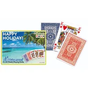 Happy Holiday vodoodporne plastične remi karte 2x55 lap – Piatnik
