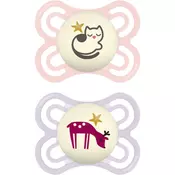 MAM Perfect Night 0+ months duda Pink/ Purple 2 kos
