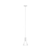 Eglo 62264 - Luster na sajli PASCOA 1xE27/60W/230V 16,8 cm bela