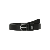 TOMMY HILFIGER Pas ESSENTIAL EFFORTLESS črna/srebrna