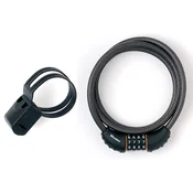 MASTER LOCK spiralna ključavnica 8120 1,8 m x 10 mm, črna