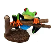 Figura žaba Crvenooka listovnica 8 cm