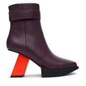 Škornji United Nude Construct Bootie HI 1102499316 Bordo rdeča