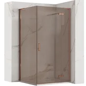 Tuš kabina REA Hugo 100x80 Copper Brush