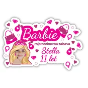 Personal Personalizirana podloga za krožnik - Barbie