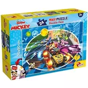 LISCIANI Puzzle Maxi Mickey 2u1 složi I oboji - 24 dela