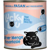 Lucky Lou Life Stage mačja hrana Adult - perutnina in fazan - 800 g