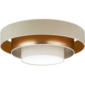 Duolla - LED plafonsko svetlo LUNETA LED/26W/230V precnik 60 cm 4000K bež/zlatna