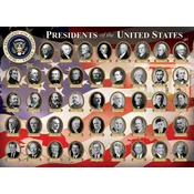 EuroGraphics Puzzle Predsedniki Združenih držav Amerike 1000 kosov