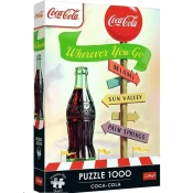 Trefl - Puzzle Coca-Cola: Kamorkoli greš - 1 000 kosov