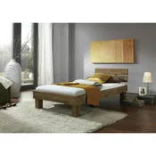 MID.YOU FUTONSKA POSTELJA 90 cm x 200 cm , les barve hrasta