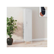Ormaric s kljucem bijeli 35 x 46 x 180 cm celicni