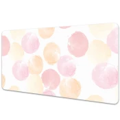 Decormat Podloga za pisalno mizo Pastelne pike 120x60 cm