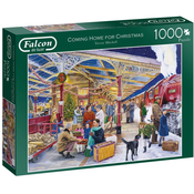 Falcon - Puzzle Dolazak kuci za Božic - 1 000 dijelova